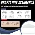 thumbnail image 5 of Sunshade Sidewall with Mesh Window for 10x10   Canopy - Navy with Silver Coating, 5 of 8