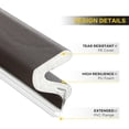 thumbnail image 7 of 26Ft Weather Stripping Door Seal Strip Soundproof Q Foam Weather Stripping for Door Frame, Exterior Door Weather Stripping for Large Gap, Easy to Install(Brown), 7 of 7