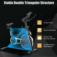 superfit indoor cycling stationary bike belt drive adjustable resistance