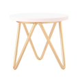 thumbnail image 3 of kurtrusly Simulation Round Table 1/12 Life Scene Furniture Dollhouse Oranments Golden, 3 of 9
