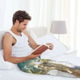 thumbnail image 5 of Rateoe Seashell On The Beach Pattern Men’s Ultra-Soft Comfy Pajama Lounge Pants Sleepwear,Comfortable Lounge Wear,lightweight Pajamas, Casual Home Wear-Small, 5 of 6