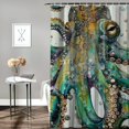 thumbnail image 2 of Orinice  Bathroom Shower Curtain Colorful Fashion Octopus Shower Curtains Durable Fabric Bath Curtain Waterproof Bathroom Curtain with 12 Hooks, Colorful Fashion Octopus Shower Curtain 36x72, 2 of 7