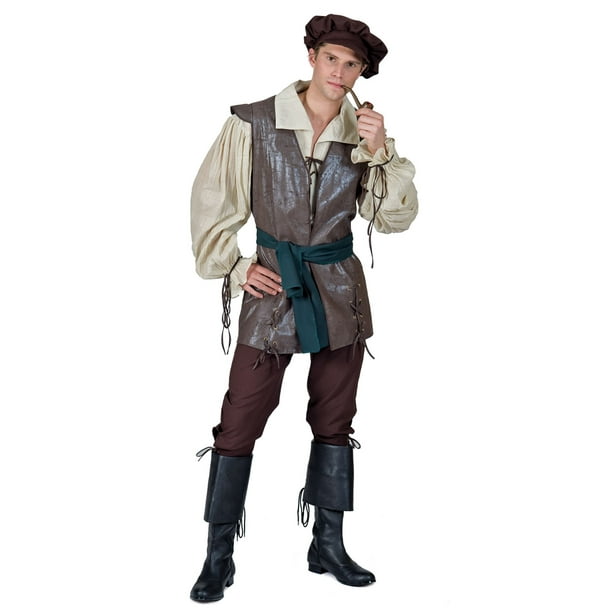 Deluxe Medieval Peasant Adult Costume - Walmart.com - Walmart.com