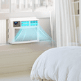 thumbnail image 5 of BEZT 8,000 BTU 115V Window Air Conditioner,Window AC Unit w/Remote&APP Control,4 Mode Fan Speeds,Auto Restart,White, 5 of 8