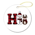 thumbnail image 3 of Letter H Christmas Ceramic Ornament Alphabet Monogram Christmas Tree Ornaments Xmas Trees Decorations Keepsake Gifts Merry Xmas for Family & Friends, 3 of 5