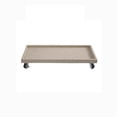 thumbnail image 1 of Rectangular Movable Saucer with Wheels,  Indoor Outdoor Synthetic Resin Plant Pallet, 1 of 4