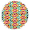 Kess InHouse Miranda MOL Winter Mountains Round Beach Towel Blanket 