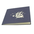 thumbnail image 1 of OUNONA Practical Graduation Cards Blue Paper for Special Occasions Realistic Design 1Pcs, 1 of 8