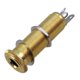 thumbnail image 3 of Conector jack de guitarra con salida y entrada cilíndrica roscada de 1/4" y 6,35 mm, dorado Oro, 3 of 5