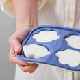thumbnail image 4 of Bandejas para cubitos de hielo, linda máquina para hacer cubitos de hielo con forma de pata de gato con tapa, material de silicona, herramienta de bricolaje perfecta para el pudín de frutas de verano, 4 of 8