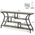 thumbnail image 5 of Tribesigns 70.8 inch Long Console Table, Narrow Sofa Table with Storage Shelves for Entryway Living Room, 5 of 5