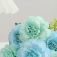 thumbnail image 6 of SPRING PARK Artificial Flower Bouquet Peony 6 Heads Silk Fake Leaf Home Party Wedding Decor, 6 of 7