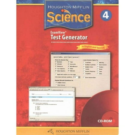 Houghton Mifflin Science 4 Examview Test Generator In English And Houghton Mifflin Science 4 Examview Test Generator In English And Spanish