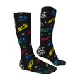 thumbnail image 3 of Vsdgher Gamepads Print Thigh High Socks Extra Long Stretchy Sock Women Over Knee High Opaque Stocking Daily Wear, 3 of 5