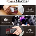 thumbnail image 4 of for iPhone 14 Pro Max Case with Magnetic Invisible Ring Stand Compatible with Mag-Safe Leather Business Shockproof Military Grade Protection Classic Luxury Slim Phone Cases for Women Men,Red, 4 of 7