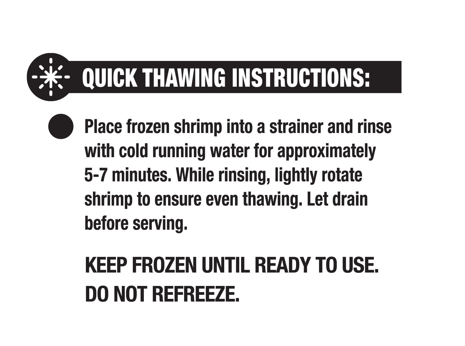 Great Value Frozen Cooked Extra Small Peeled & Deveined, Shrimp Value Bag, 24 oz (100-150 Count per lb)