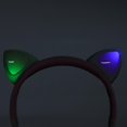 thumbnail image 4 of Cat Ear Bluetooth 5.0 Headphones LED Noise Cancelling Young People Kids Cute Headset Support Memory CardGray Blue, 4 of 4
