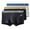 Dark Gray, variant on Men's Classic Stretchy Trunks 3 Pack Comfortable Waistband Green XL