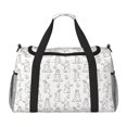 thumbnail image 1 of Fotbe Bunny And Bird Bolsa de Viaje con Estampado, Bolsa de Fin de Semana para Mujer con Compartimento para Zapatos, Bolsa de Gimnasio con Bolsillo Húmedo, 1 of 7