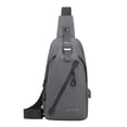 thumbnail image 2 of RXIRUCGD Sling Backpack, Multipurpose Crossbody Shoulder Bag Travel Hiking Daypack Gray, 2 of 7