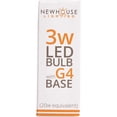 thumbnail image 3 of Newhouse Lighting G4-3020-4 20-Watt Equivalent G4 LED Bulb Halogen Replacement Light Bulb, Bi-Pin, Non-Dimmable - pack of 4, 3 of 5