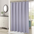 thumbnail image 1 of Polyester Waffle Weave Shower Curtain Bathroom Thicken Waterproof Fabric Bath Curtain with Grommets, 1 of 8