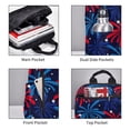thumbnail image 3 of Yiaed Red White Blue Fireworks Print Lightweight Backpack Travel Backpacks Hiking Daypack for Women Men, 3 of 5