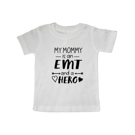 

Inktastic My Mommy is an EMT and a Hero Gift Baby Boy or Baby Girl T-Shirt