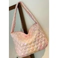 thumbnail image 4 of Kukuzhu Quilted Tote Bags for Women Lightweight Quilted Puffer Shoulder Bags Cotton Padded Hobo Purse Lattice 2023, 4 of 7