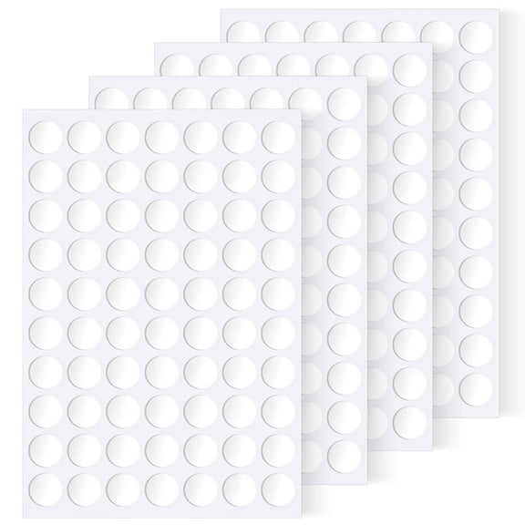 Dockapa Adhesive Dots, 10mm Adhesive Dots, 280 Count (Sheets)