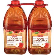 2 Pack H-E-B 100% Apple Juice 2 pk Bottles - Value Pack
