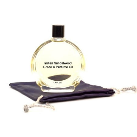 Indian Sandalwood Perfume Oil - 1.7 oz in Premium Glass