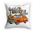 thumbnail image 2 of Halloween Pillows, Fall Decor Grateful Thankful Blessed Pumpkin Truck Pillow Insert, 18X18, 2 of 6