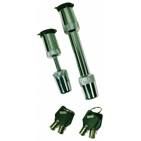 Trimax T3-5/8" Receiver & Tc1-7/8" Span Coupler Lock-Keyed Alike Set TM31, Clam Packaging, Chrome