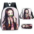 thumbnail image 2 of 3 Piezas Demon Slayer Nezuko Niños Nuevas Mochilas De Anime Niña Princesa Estudiante Bolígrafo Escolar Bolsos Niño Bolso De Hombro Drop Envío, 2 of 4