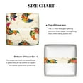 thumbnail image 5 of Yiaed Boho Chicken Print Tissue Box Cover, PU Leather Decorative Organizer for Tabletop, Bathroom, Car, Office Creative Decorative, 5 of 7