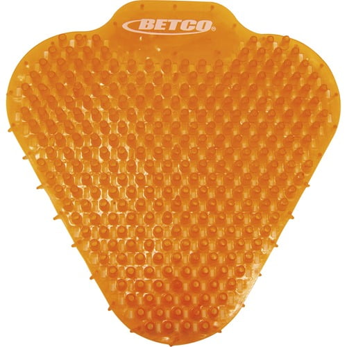 Betco Anti-Splash Scented Urinal Screen - Lasts upto 45 Days - Anti-splash, Recyclable, Flexible - 60 / Carton - Orange Betco Anti-Splash Scented Urinal Screen - Lasts upto 45 Days - Anti-splash, Recyclable, Flexible - 60 / Carton - Orange