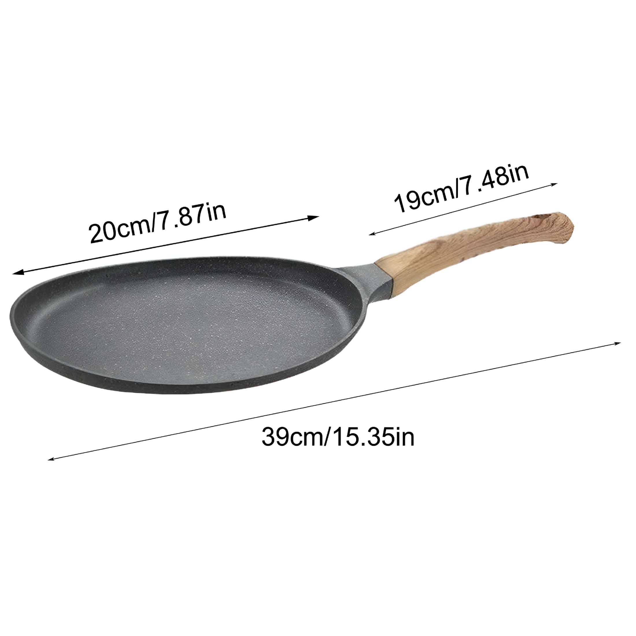 ACDANC 20" Maifan Stone Coated Frying Pan Steak Pan Household Fried Egg Pancake Pan Non Stick Pan,Kitchen Essentials for New Home