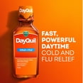 thumbnail image 4 of Vicks DayQuil Cold & Flu Liquid, Daytime Cold Medicine for Adults, 12 fl oz, 4 of 9