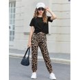 thumbnail image 2 of Arshiner Girls 2 Pieces Cute Outfits Tracksuits Jogger Suits Sweatsuits Lounge Set, 2 of 5