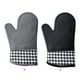 thumbnail image 4 of Yuarrent 1 guante resistente al calor, guantes de cocina antideslizantes para horno microondas, guantes antiescaldado para cocinar, guantes de alta Herramientas y accesorios para hornear Gris Yuarrent HA067775-01, 4 of 6