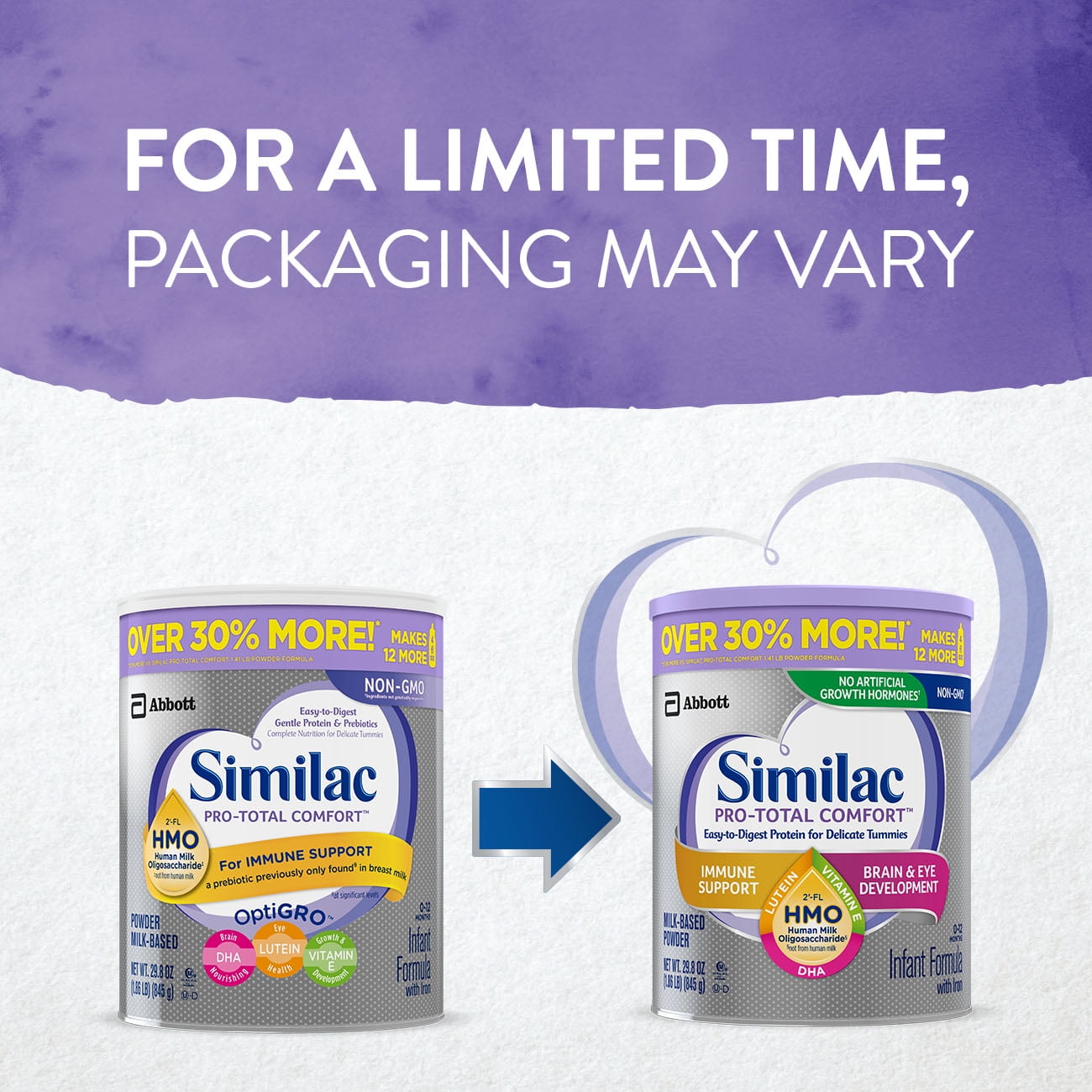 Similac Pro Total Comfort Non Gmo With 2 Fl Hmo Infant Formula