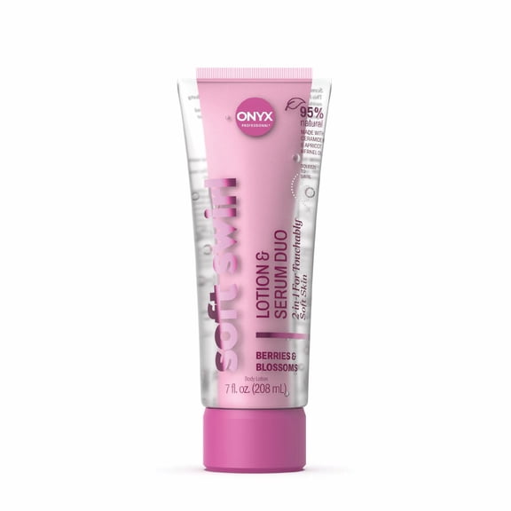 ONYX Professional Soft Swirl Body Lotion and Serum Duo, Berries and Blossoms