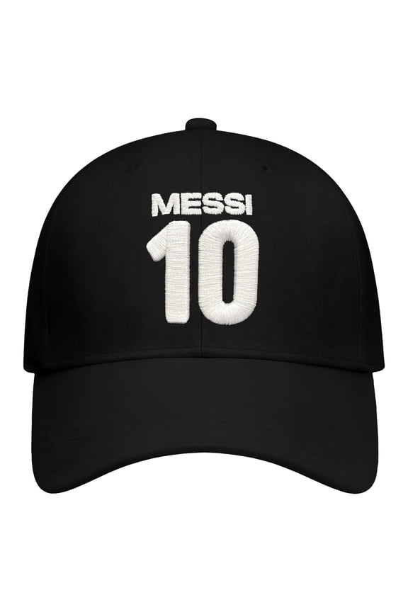 AFA Argentine Football Association Club Embroidered Logo 6 Panel Cap - Black with White Logo
