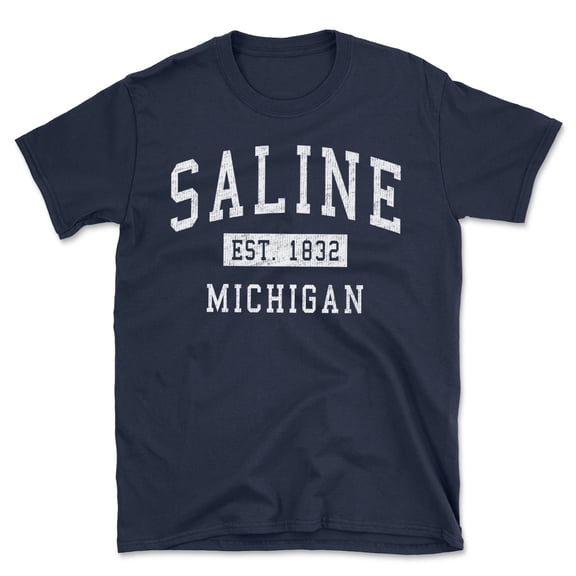 Saline Michigan Classic Established Men's Cotton T-Shirt
