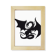thumbnail image 1 of Dragon arte animal grano silueta Escritorio de madera Arte Pintura 6x8 pulgadas marco de foto foto, 1 of 4