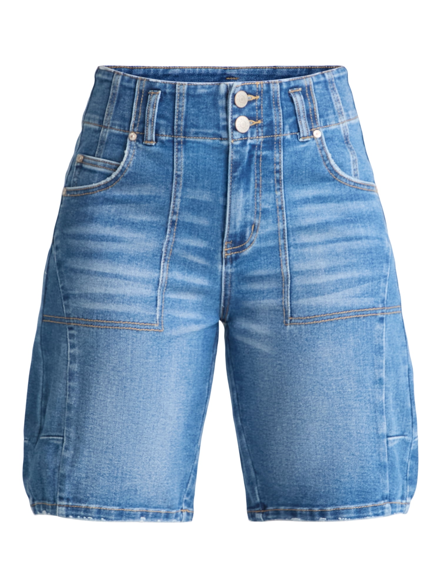 Madden NYC High Rise Short with Side Seams, Women's