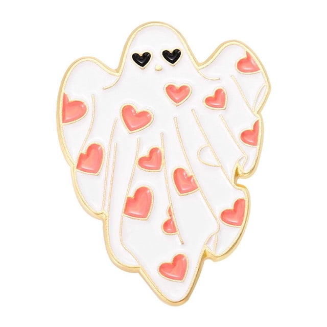 SGACAI Modo Halloween Geist Brosche Pin Kragen Abzeichen Cartoon Ramillete Bro Fast