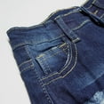 thumbnail image 2 of KIDSCOOL SPACE Little Boys Jeans,Elastic Band Inside Ripped Stretchy Soft Slim Denim Pants, 2 of 4