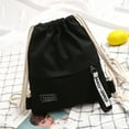 thumbnail image 3 of Bolsa De Lona Con Cordón Para Deportes Escolares, Bolsa De Almacenamiento Con Cremallera Para Fitness, Mochila Vogacara AP007217-01, 3 of 6